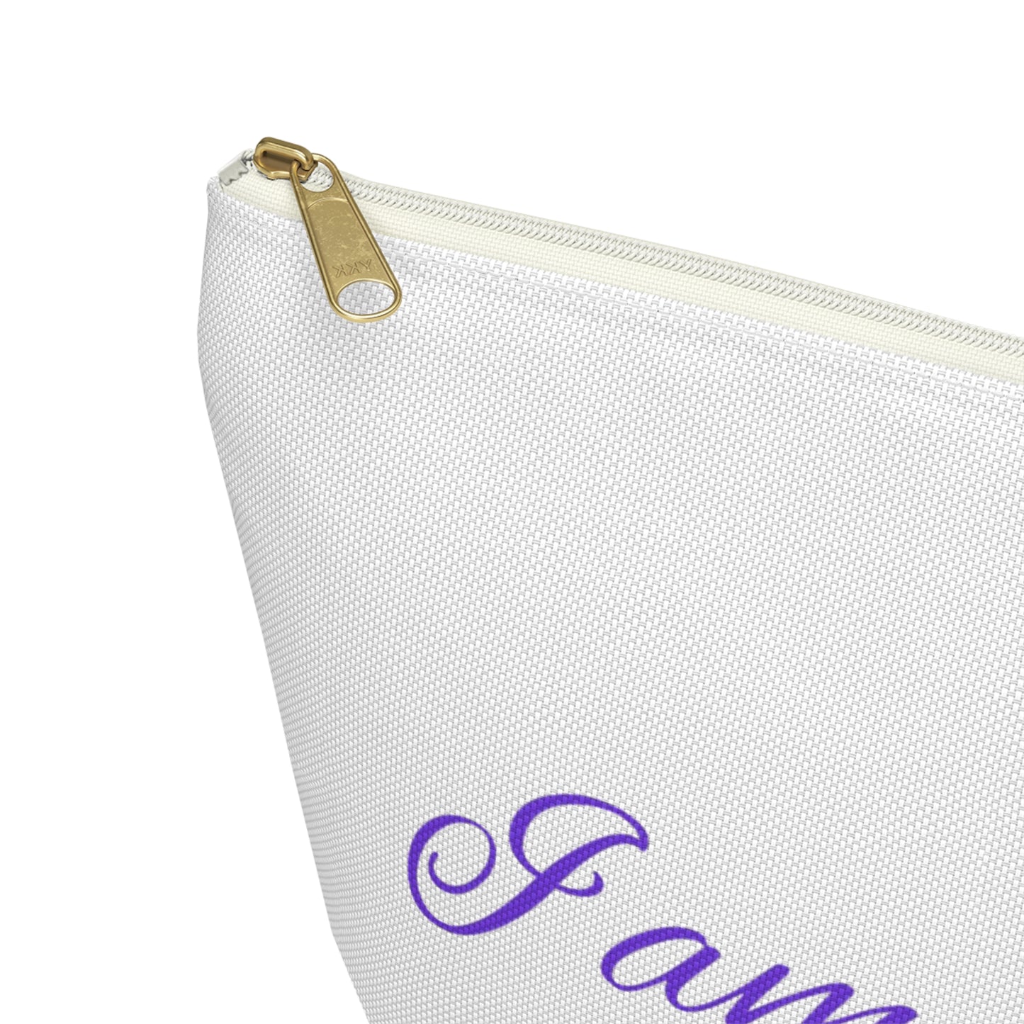 Accessory Pouch - "I am the light!" - Zen Storage, Travel Makeup Bag, Gift for Meditation, Yoga Essentials, Lotus Design