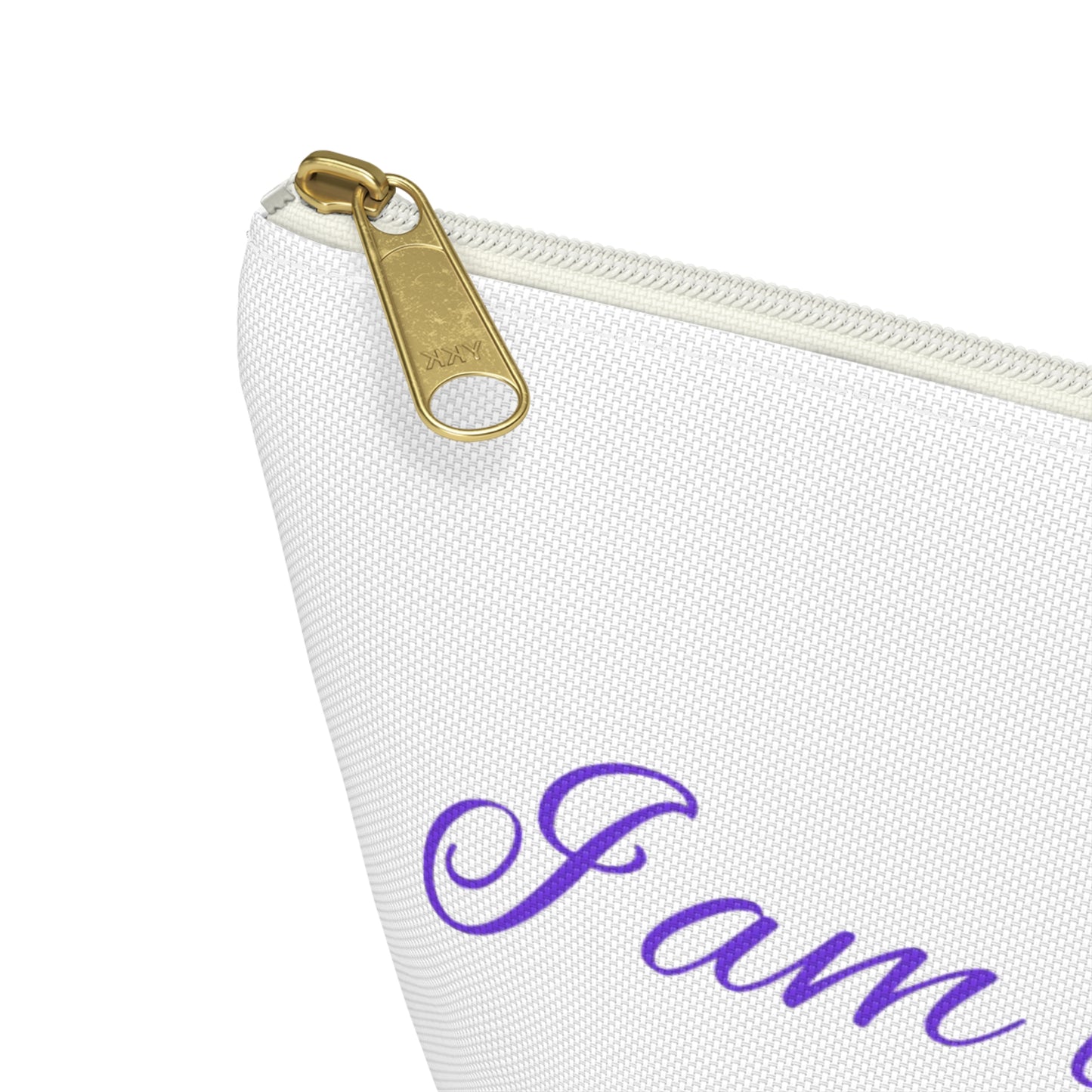 Accessory Pouch - "I am the light!" - Zen Storage, Travel Makeup Bag, Gift for Meditation, Yoga Essentials, Lotus Design