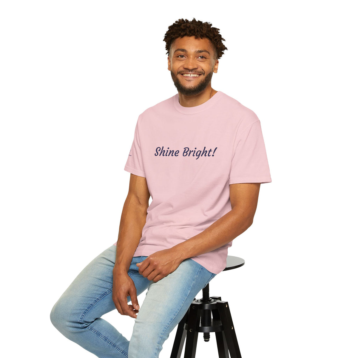 Shine Bright! Inspirational Peace in a Pod Embroidered T-Shirt