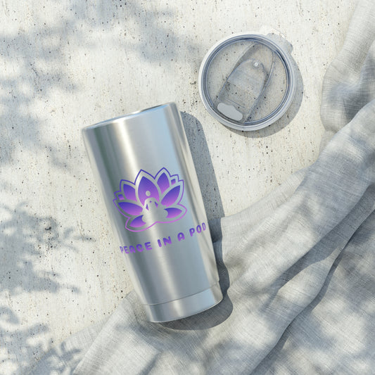 Inspiring Lotus 20oz Tumbler -  Perfect for Mindfulness & Yoga