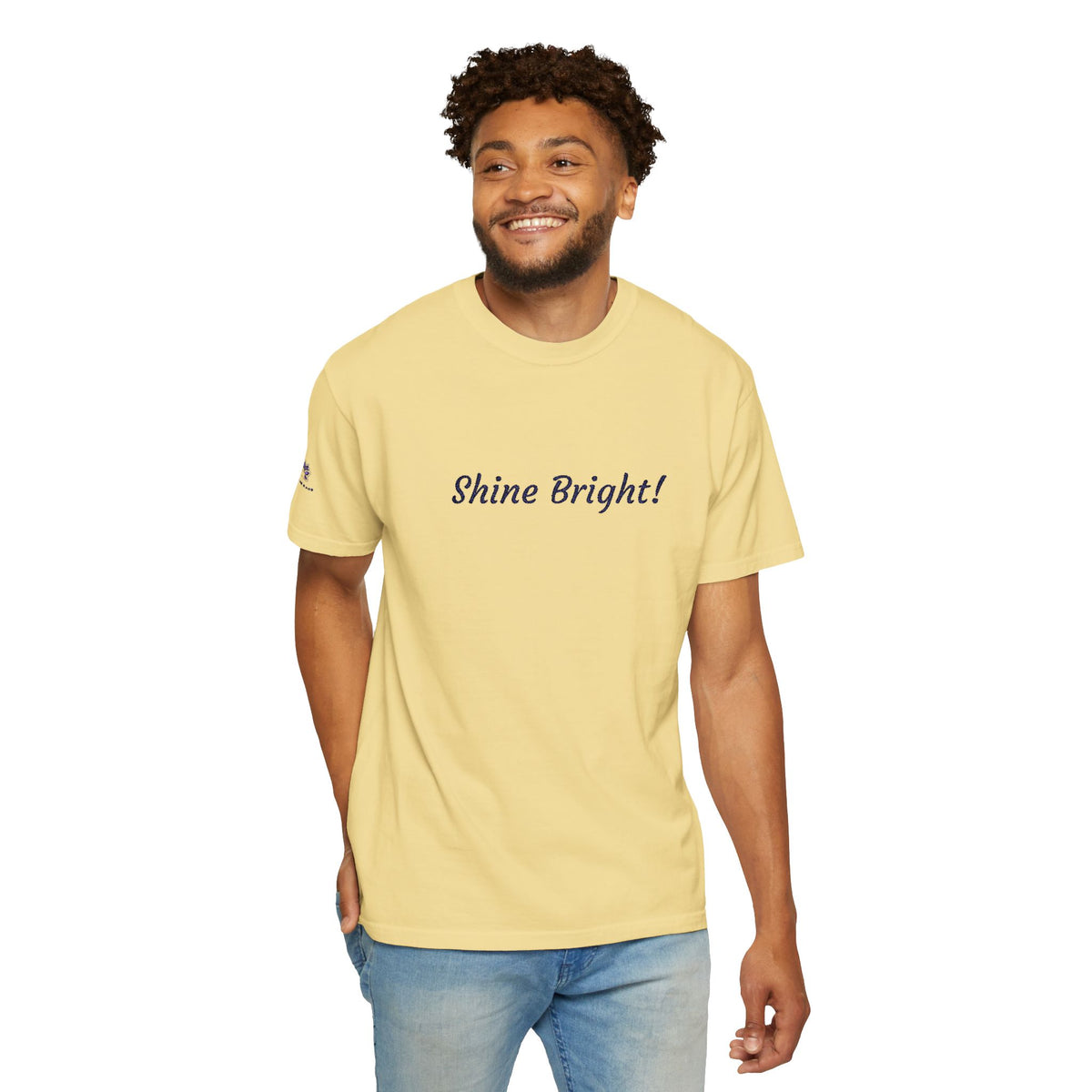 Shine Bright! Inspirational Peace in a Pod Embroidered T-Shirt