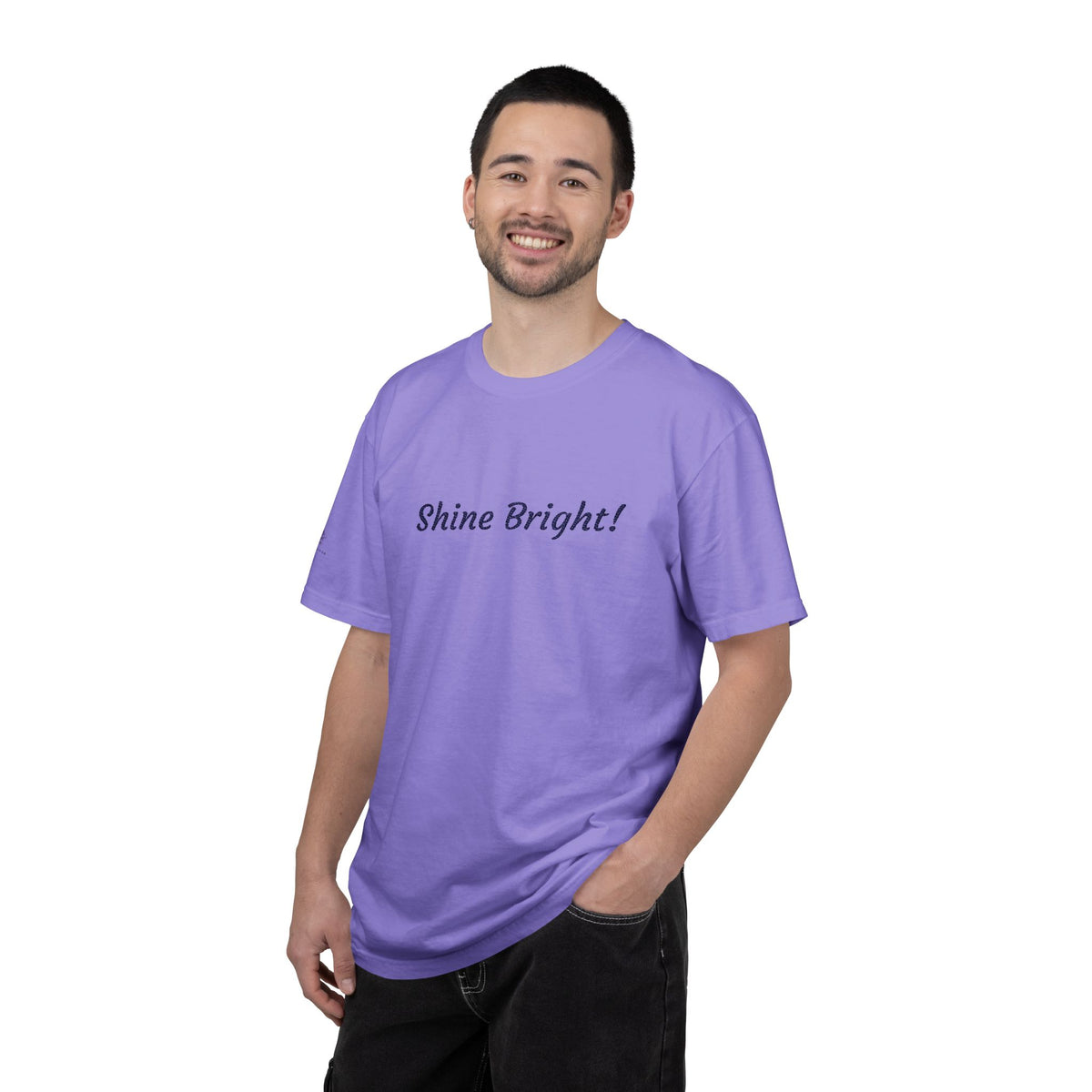 Shine Bright! Inspirational Peace in a Pod Embroidered T-Shirt