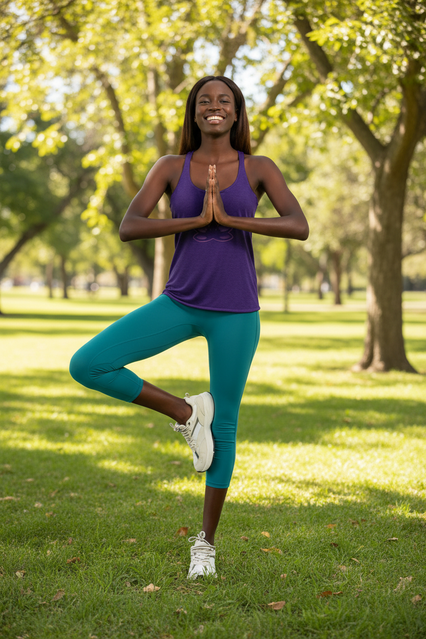 Peace in a Pod Racerback Tank Top | Next Level 6733 Purple Rush