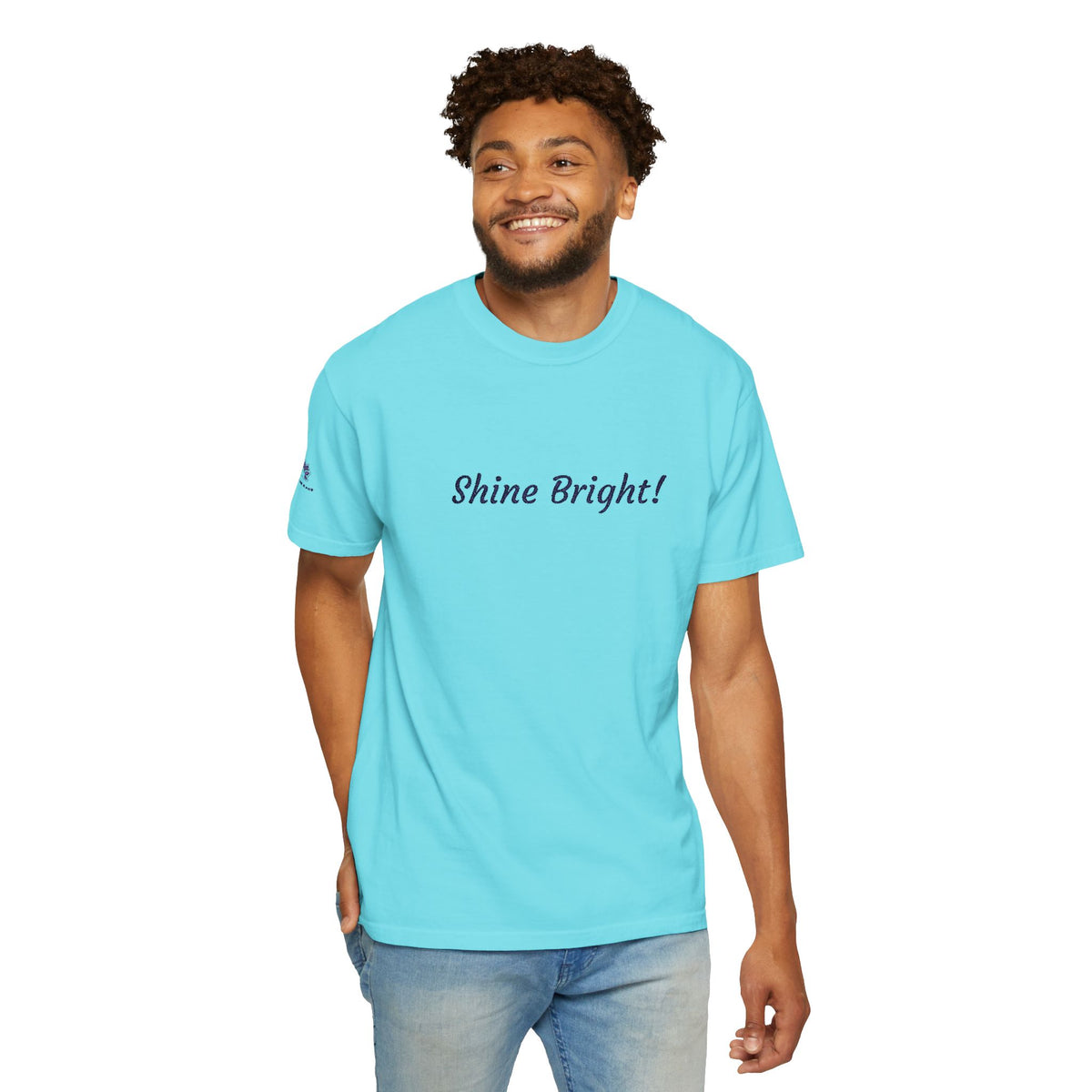 Shine Bright! Inspirational Peace in a Pod Embroidered T-Shirt