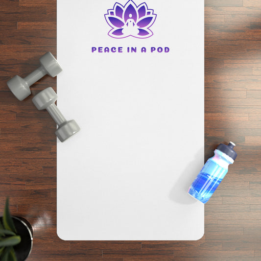 Peace in a Pod Inspirational Rubber Yoga Mat - "I Am the Light!" - Perfect for Yoga and Meditation