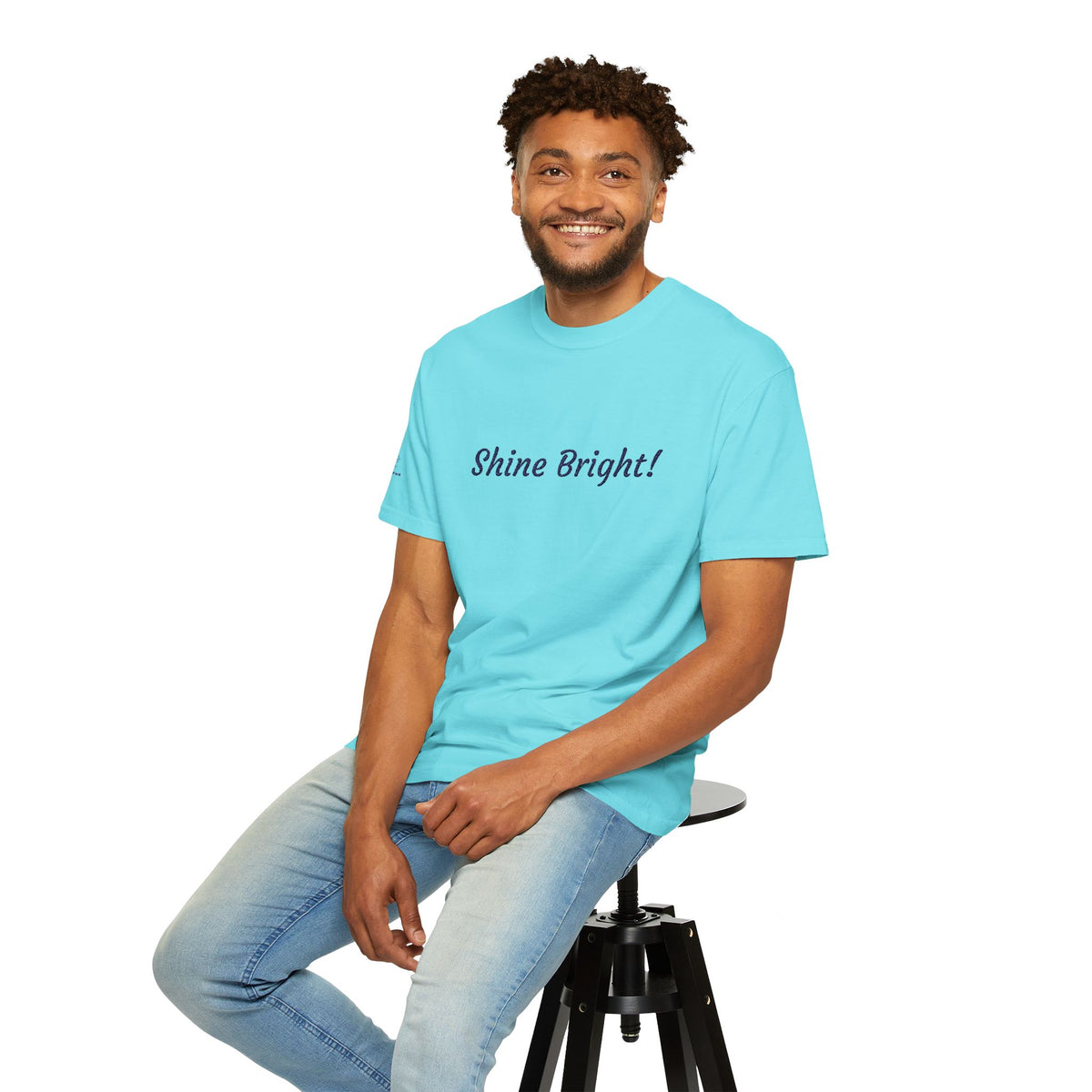 Shine Bright! Inspirational Peace in a Pod Embroidered T-Shirt