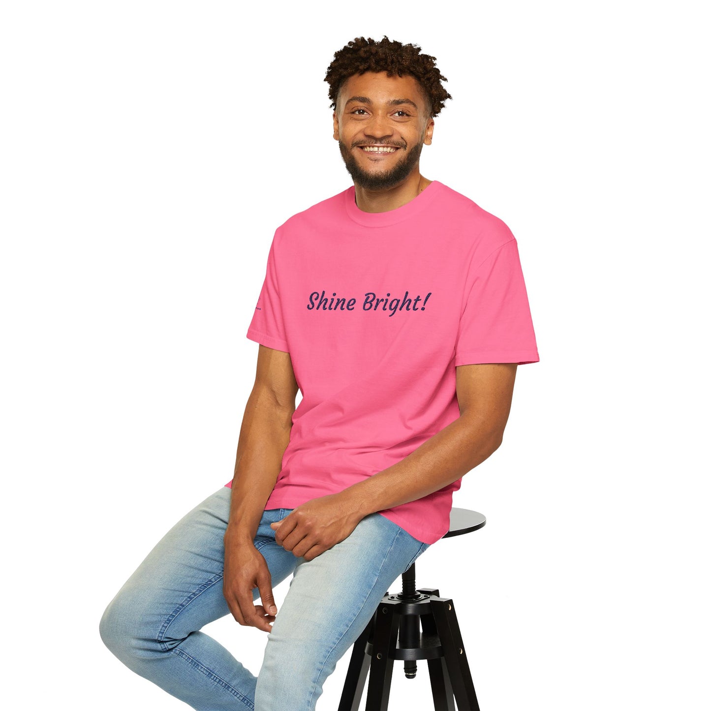 Shine Bright! Inspirational Peace in a Pod Embroidered T-Shirt
