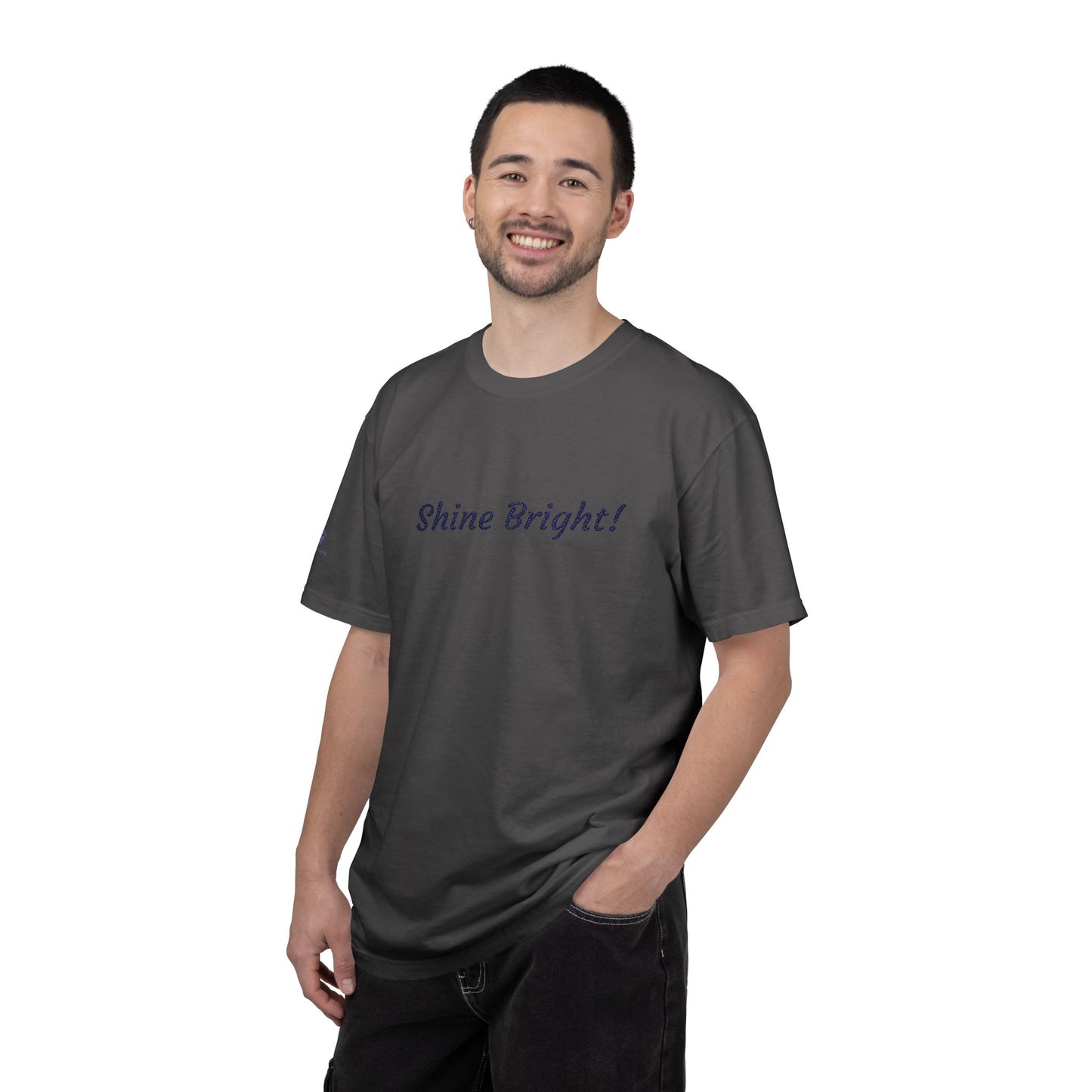Shine Bright! Inspirational Peace in a Pod Embroidered T-Shirt