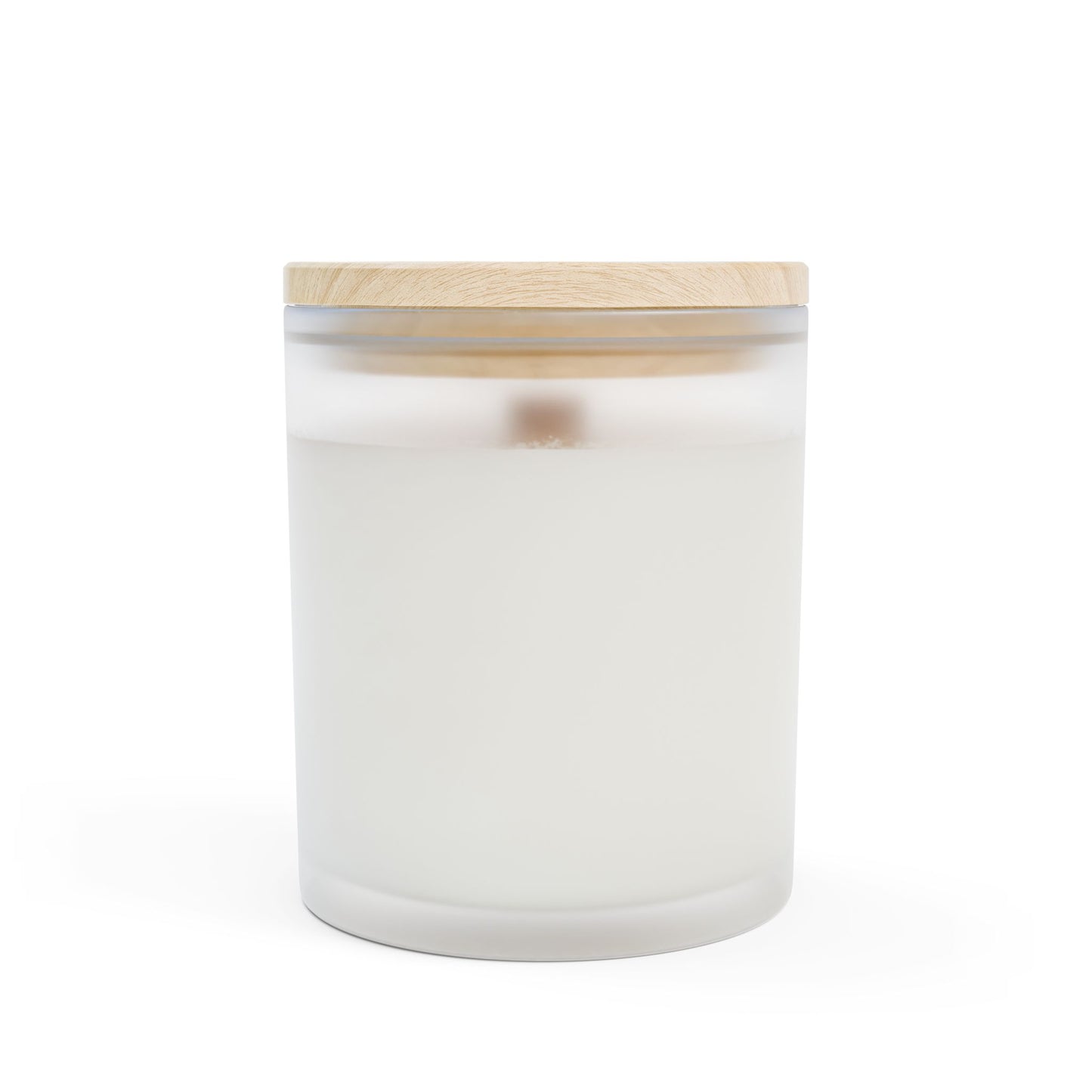 Inspirational Peace in a Pod Candle - 11oz Frosted Glass Candle with 'I am the light!' Design