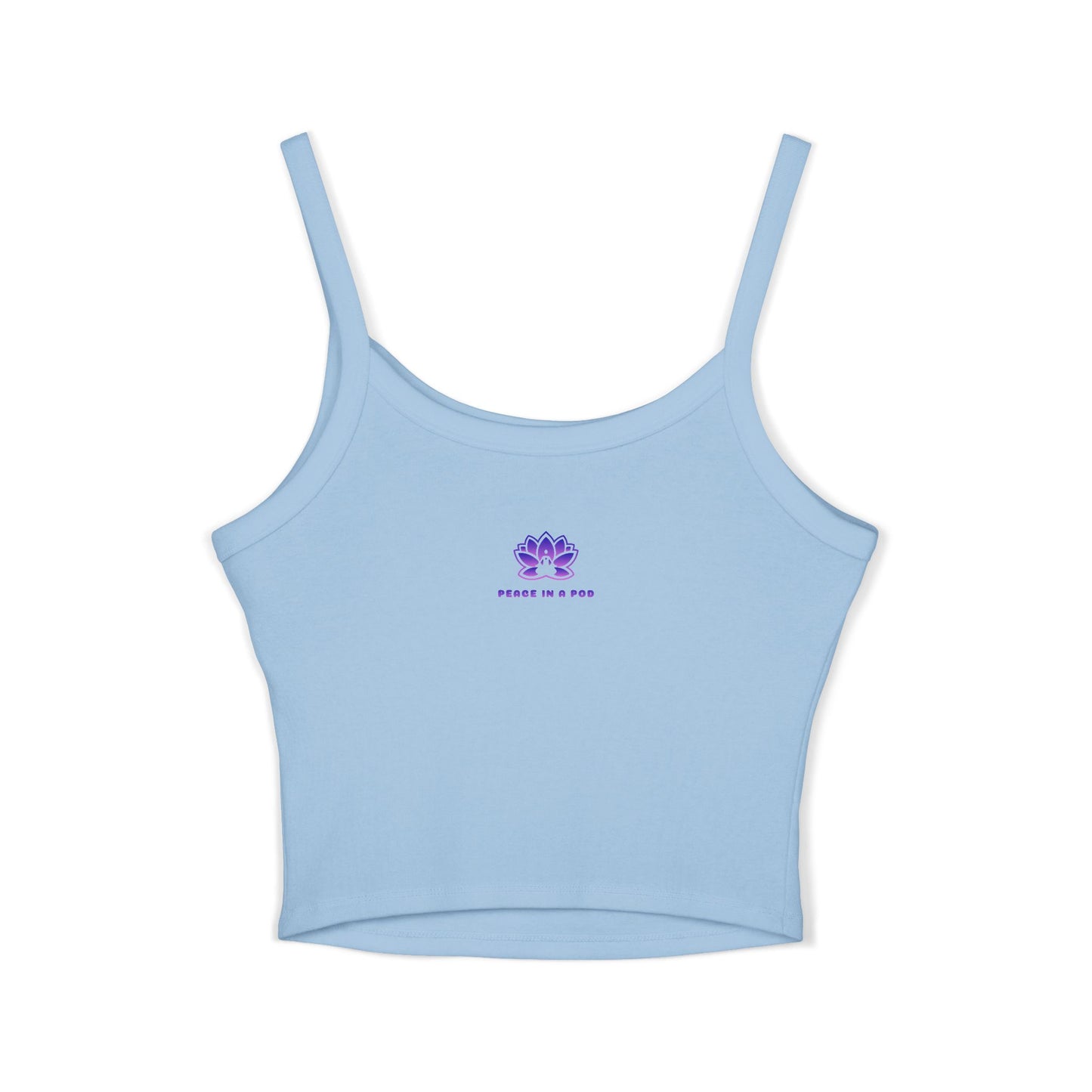 "I Am the Light" Peace in a Pod Spaghetti Strap Tank Top