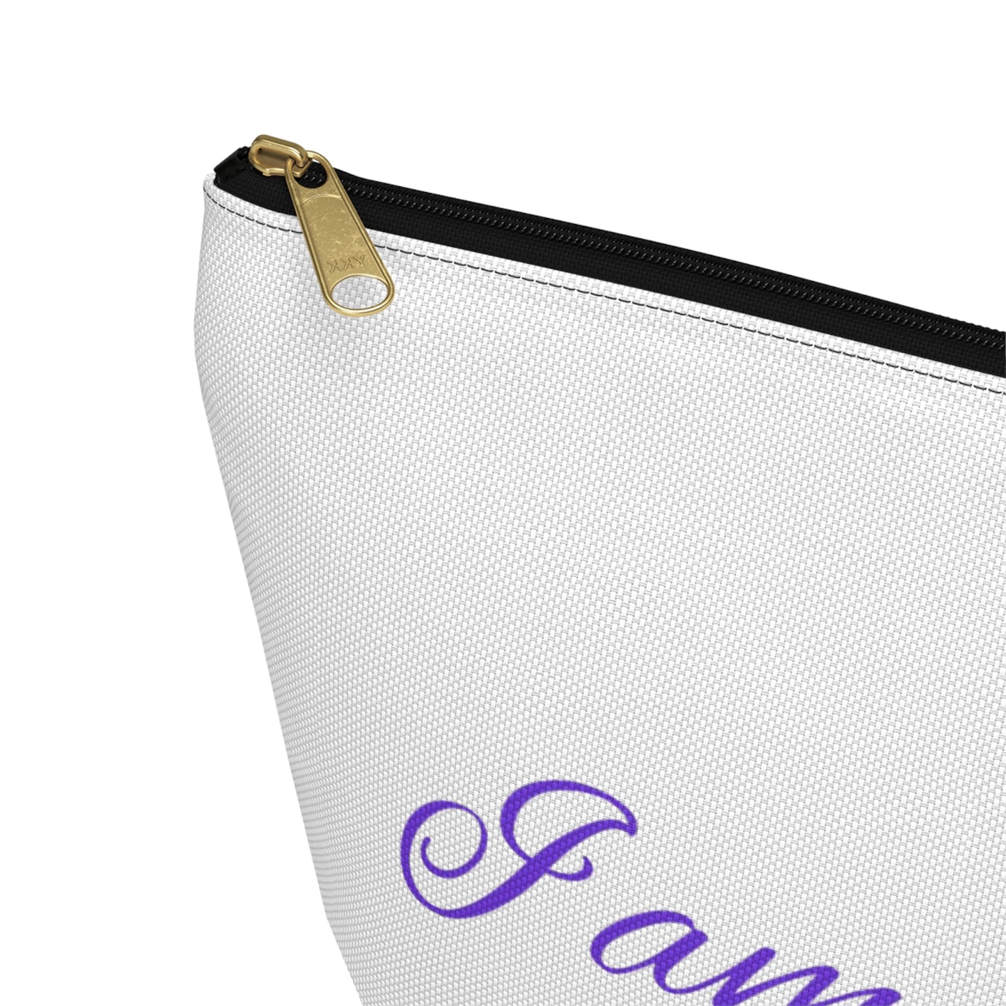 Accessory Pouch - "I am the light!" - Zen Storage, Travel Makeup Bag, Gift for Meditation, Yoga Essentials, Lotus Design