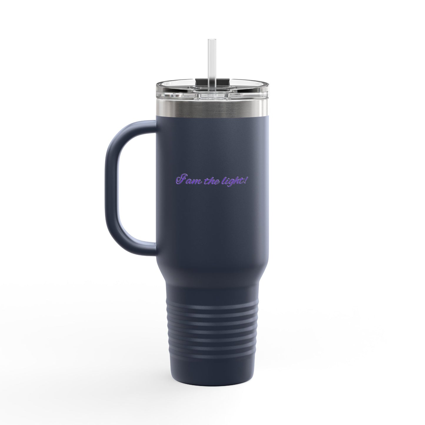 Serene Peace in a Pod Lotus Insulated Travel Mug - 40oz for Mindfulness on the Go