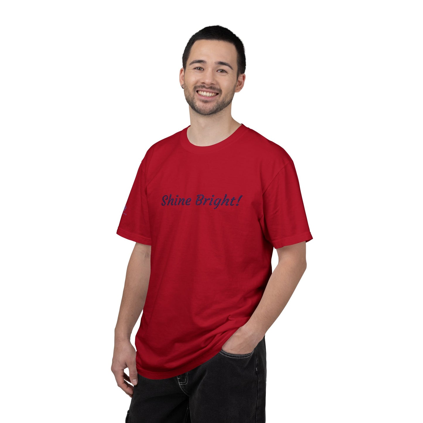 Shine Bright! Inspirational Peace in a Pod Embroidered T-Shirt