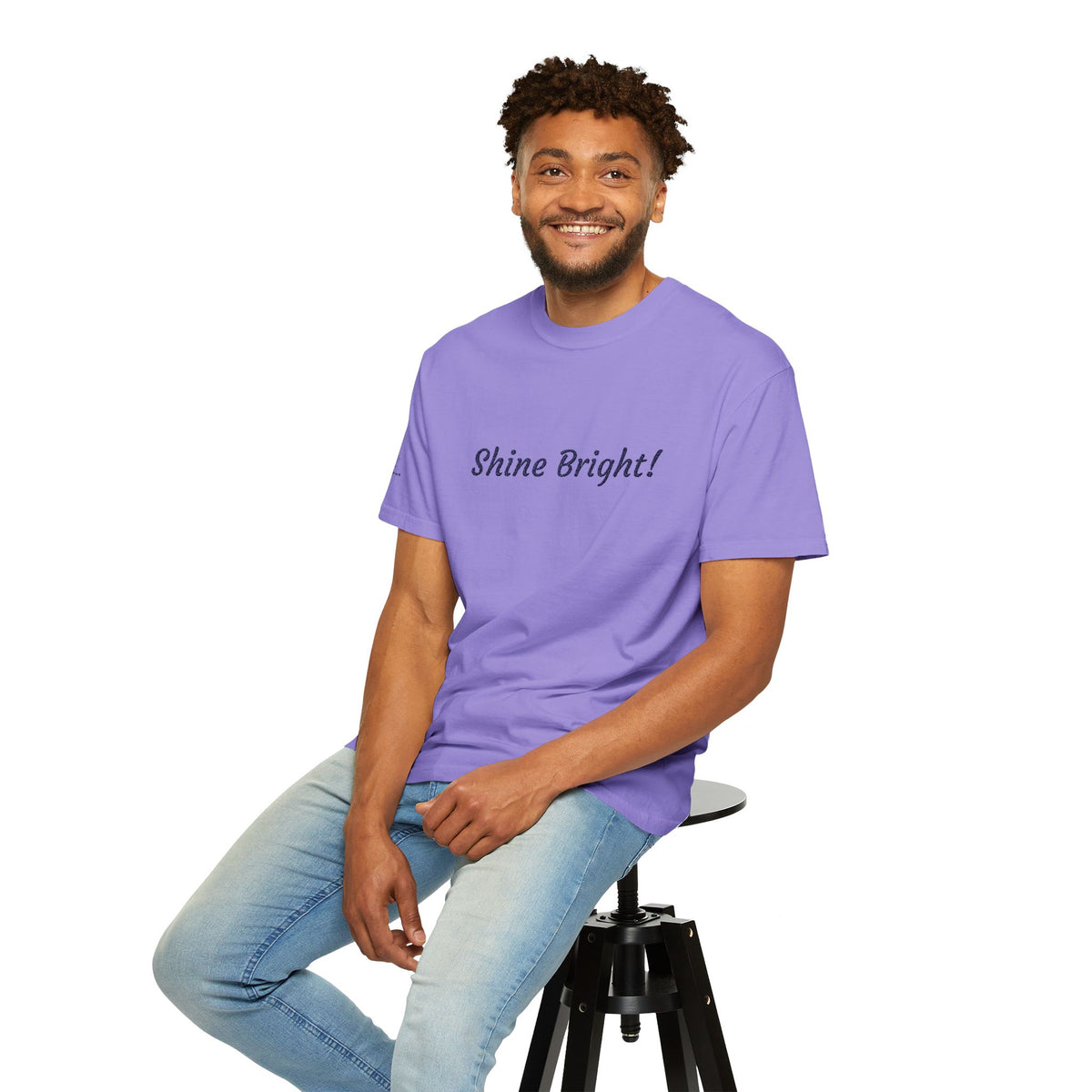 Shine Bright! Inspirational Peace in a Pod Embroidered T-Shirt