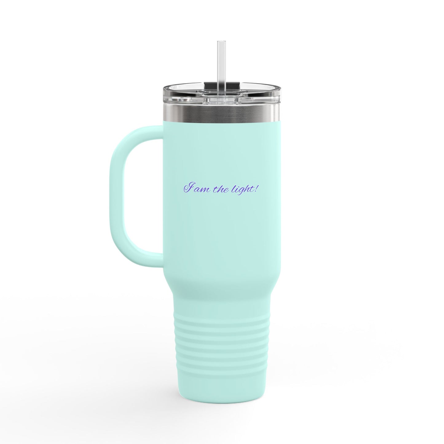 Serene Peace in a Pod Lotus Insulated Travel Mug - 40oz for Mindfulness on the Go