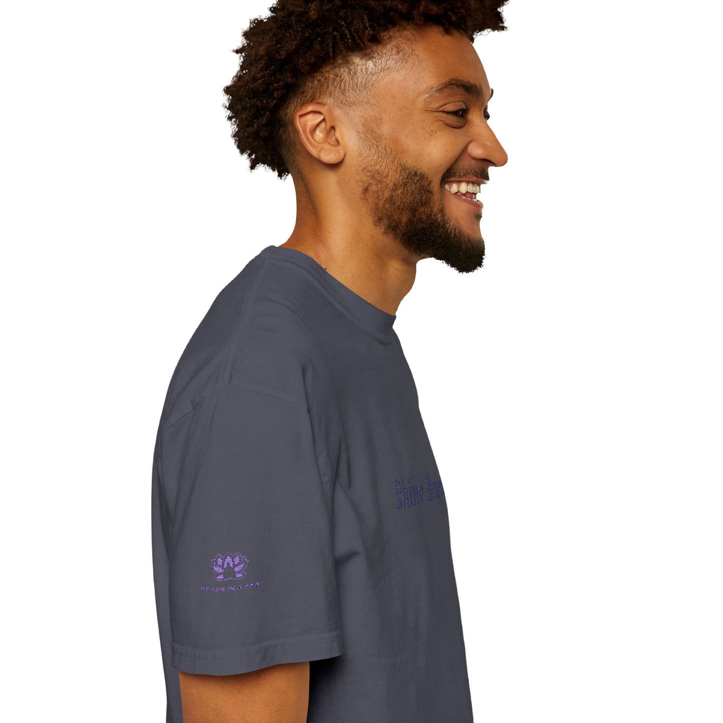 Shine Bright! Inspirational Peace in a Pod Embroidered T-Shirt