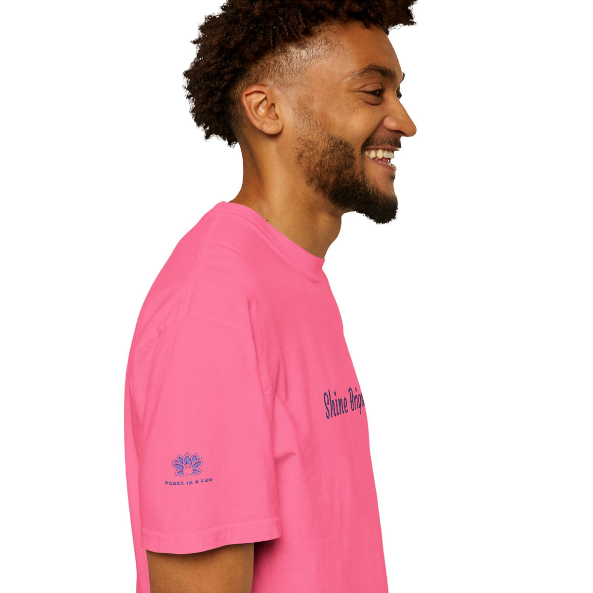 Shine Bright! Inspirational Peace in a Pod Embroidered T-Shirt