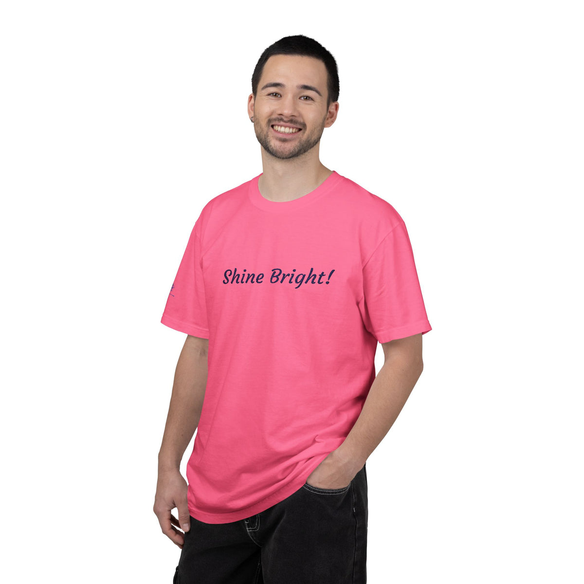 Shine Bright! Inspirational Peace in a Pod Embroidered T-Shirt