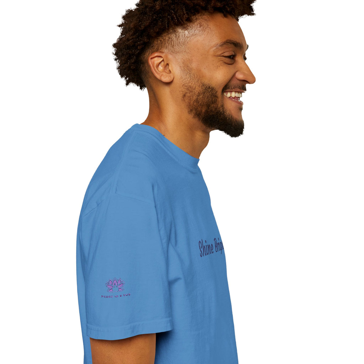 Shine Bright! Inspirational Peace in a Pod Embroidered T-Shirt
