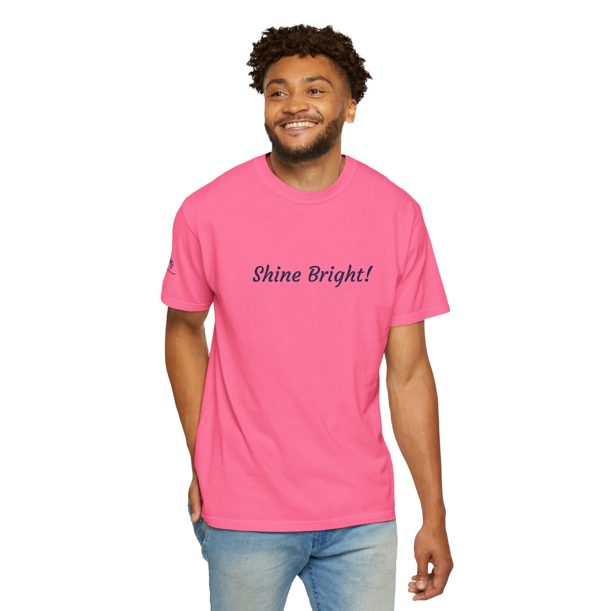Shine Bright! Inspirational Peace in a Pod Embroidered T-Shirt