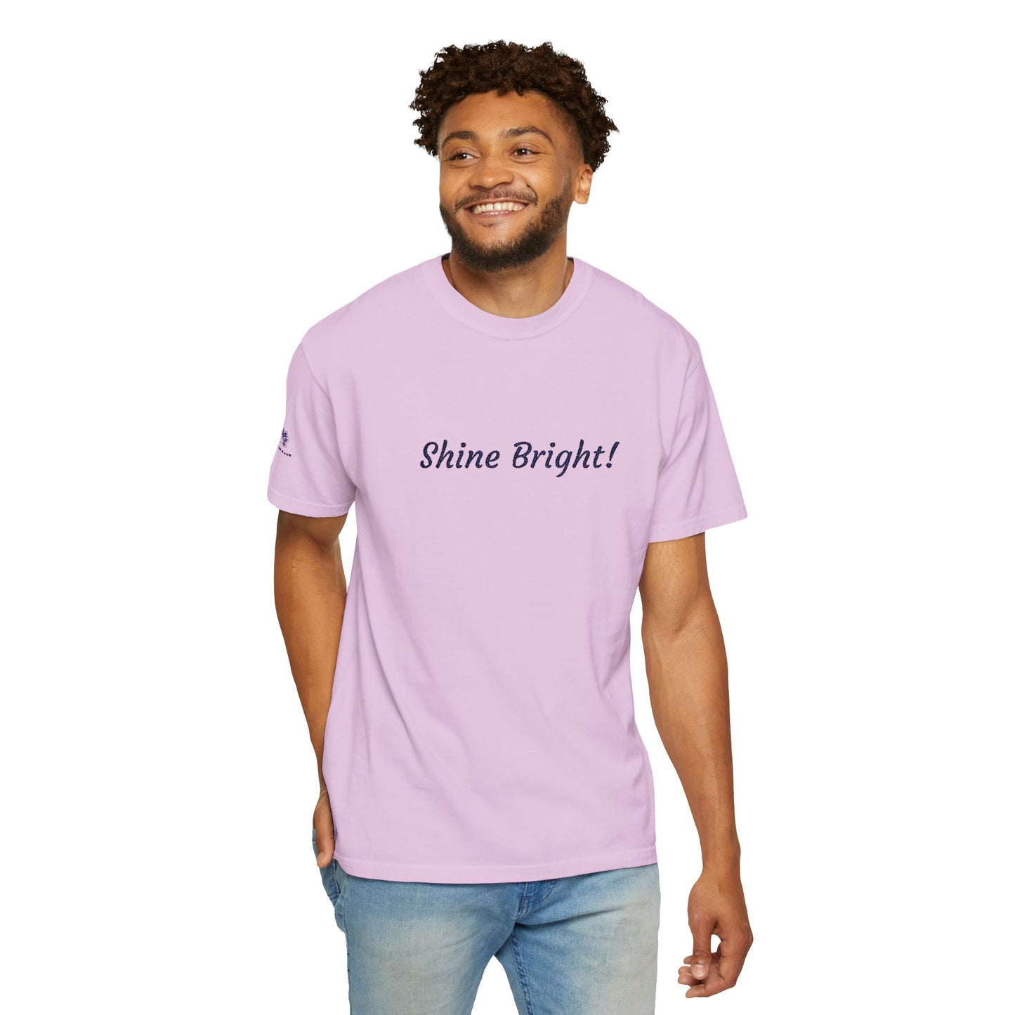 Shine Bright! Inspirational Peace in a Pod Embroidered T-Shirt