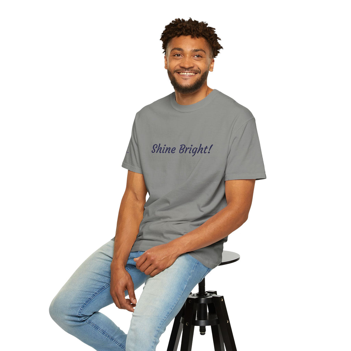 Shine Bright! Inspirational Peace in a Pod Embroidered T-Shirt