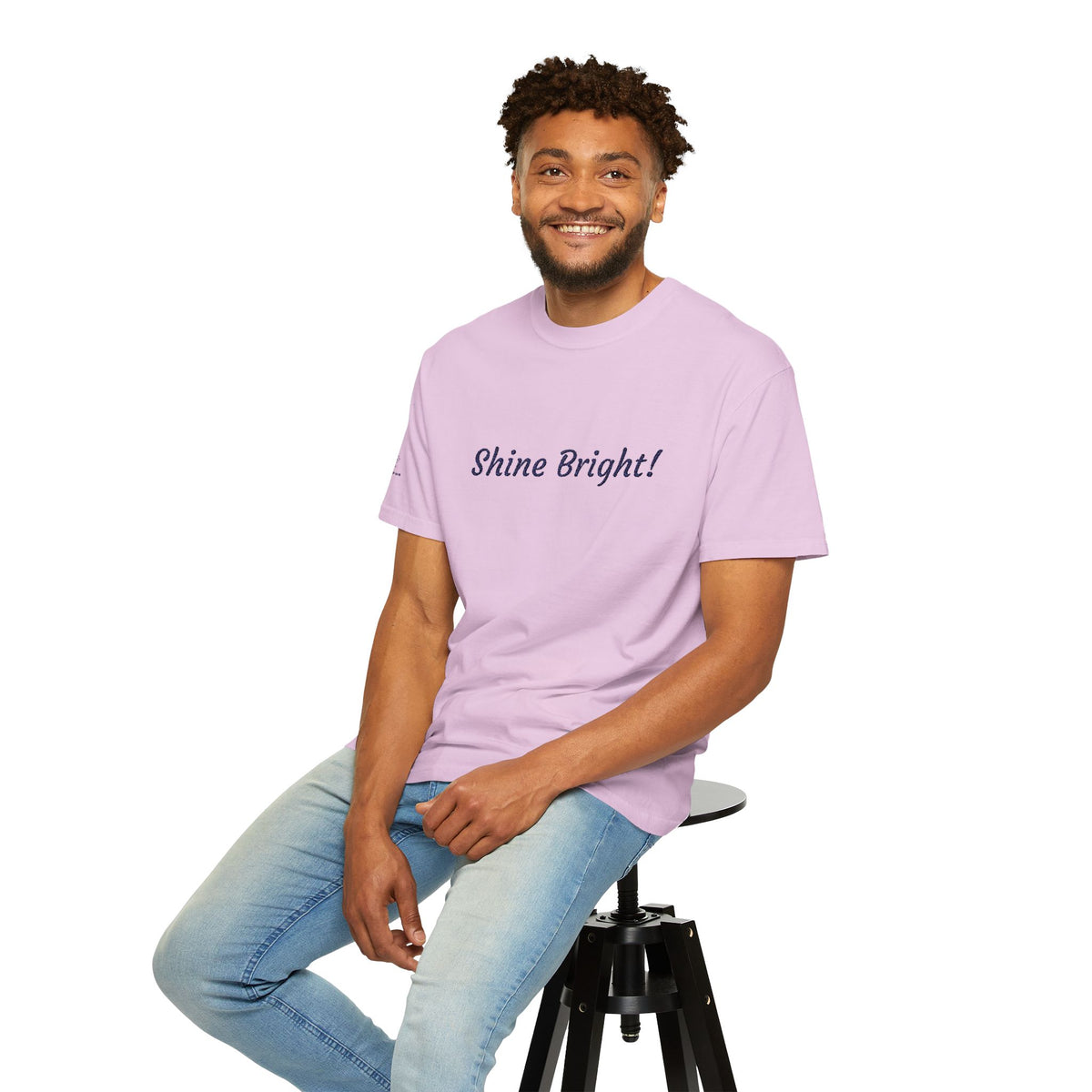 Shine Bright! Inspirational Peace in a Pod Embroidered T-Shirt