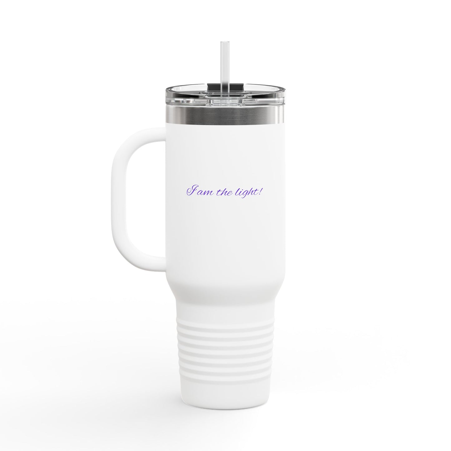 Serene Peace in a Pod Lotus Insulated Travel Mug - 40oz for Mindfulness on the Go