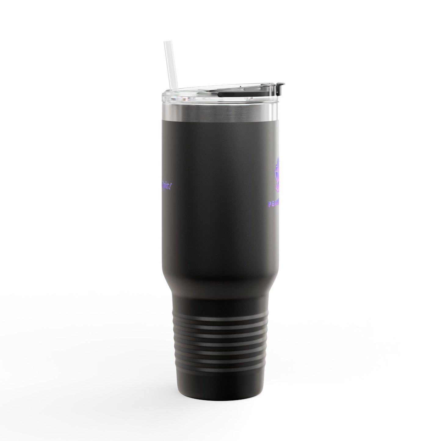 Serene Peace in a Pod Lotus Insulated Travel Mug - 40oz for Mindfulness on the Go