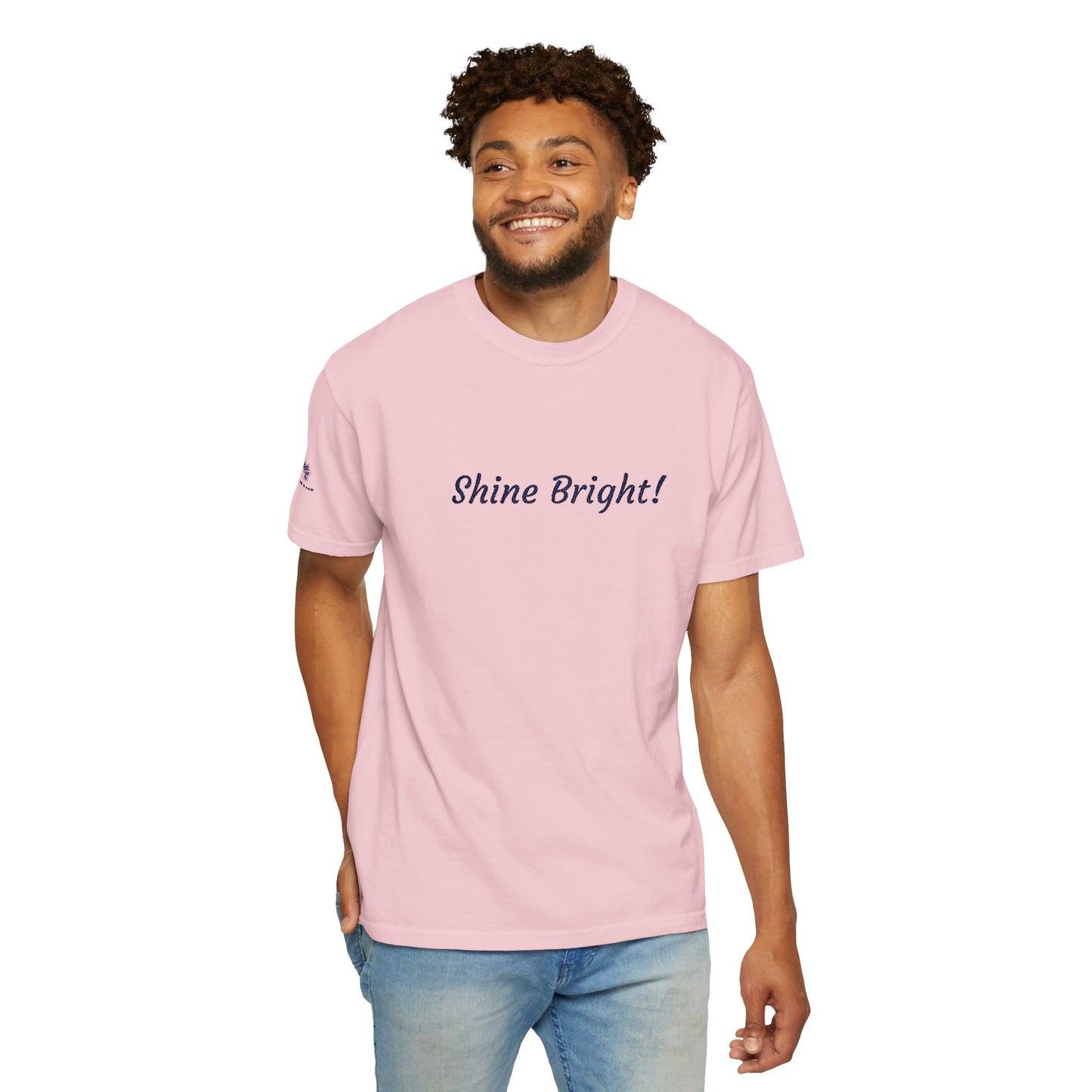 Shine Bright! Inspirational Peace in a Pod Embroidered T-Shirt