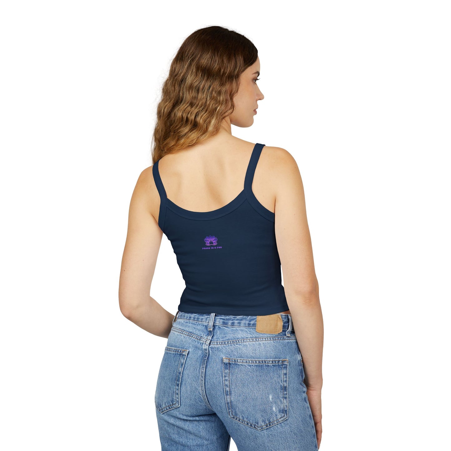 "I Am the Light" Peace in a Pod Spaghetti Strap Tank Top