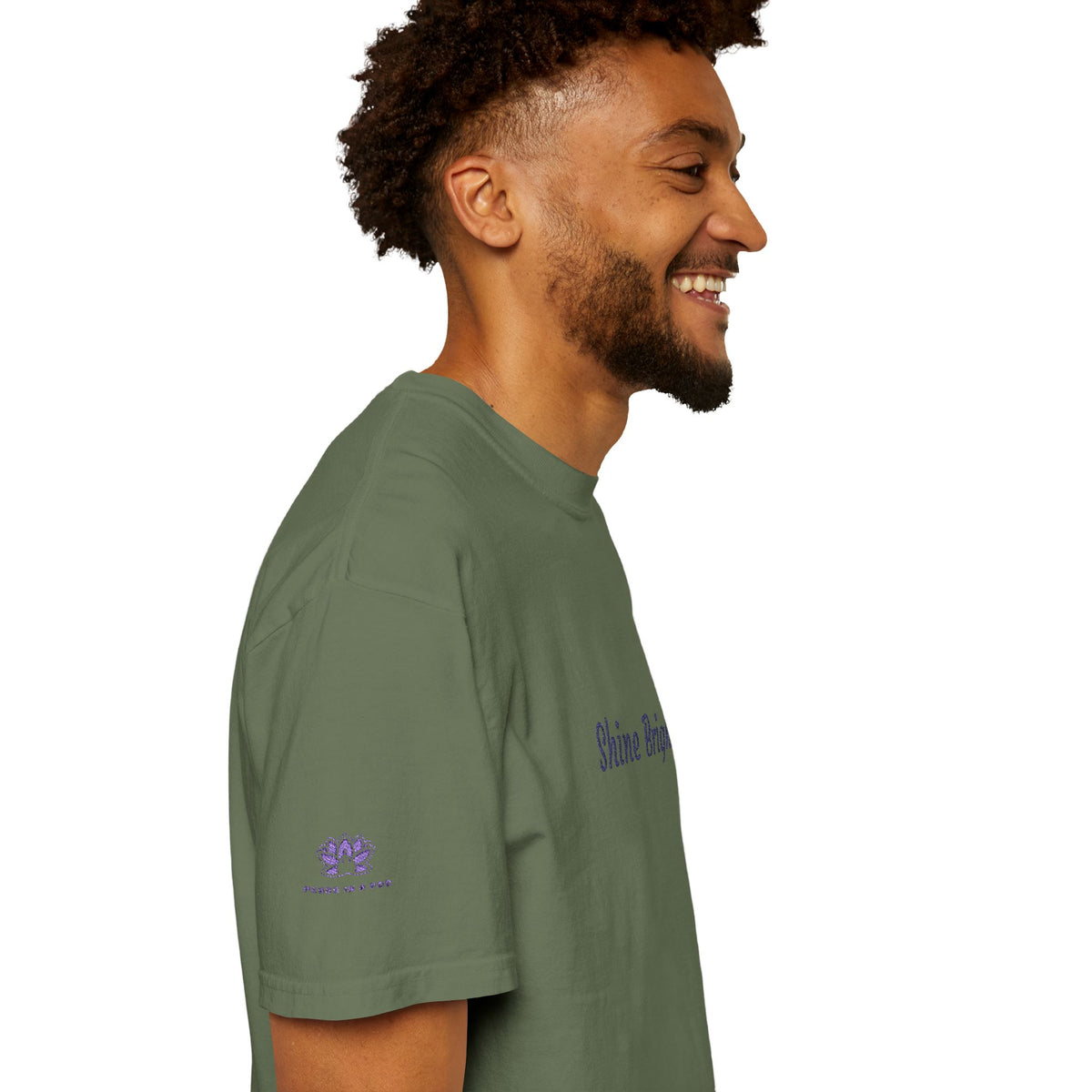 Shine Bright! Inspirational Peace in a Pod Embroidered T-Shirt