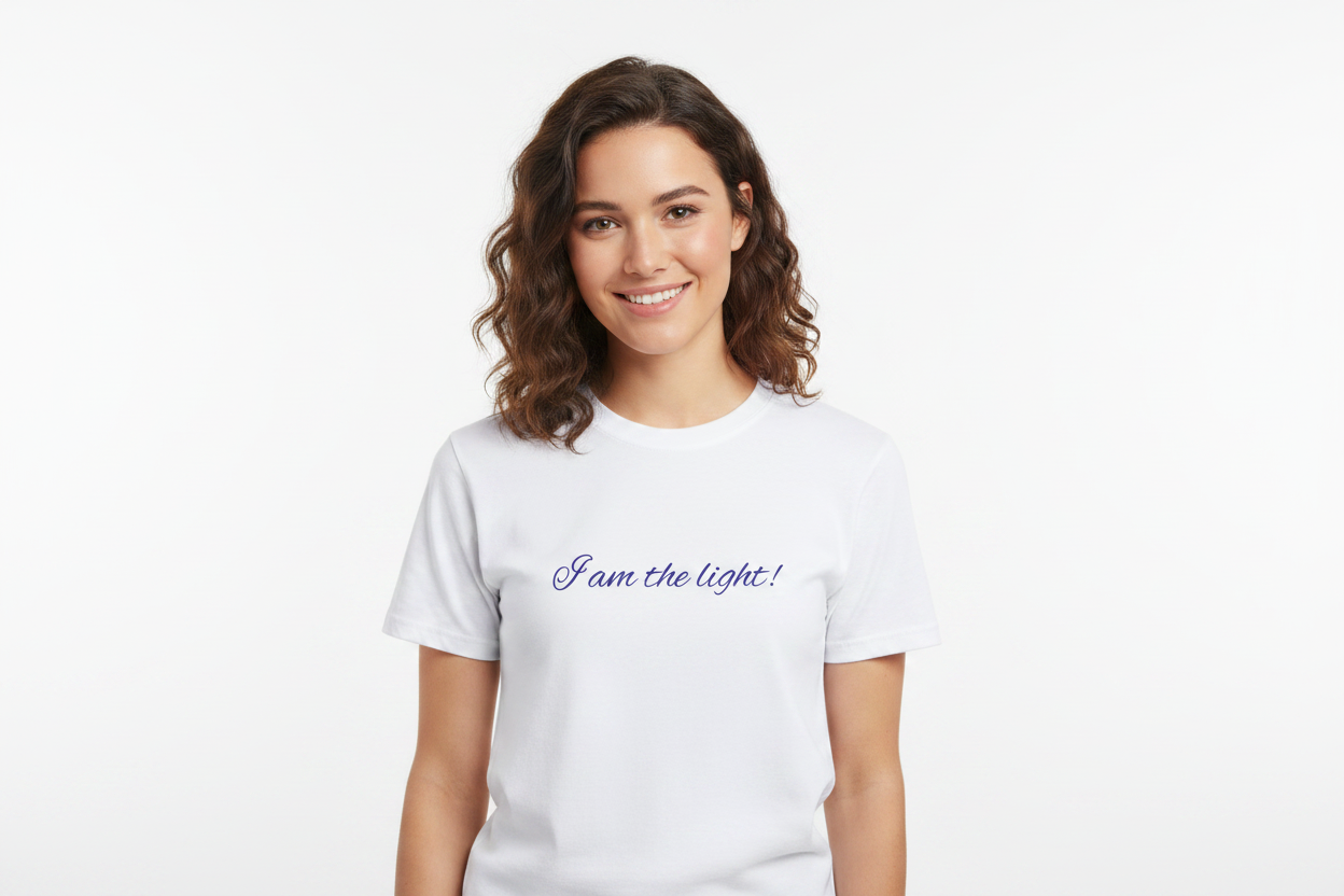 Peace in a Pod "I am the light!" Classic Unisex Crewneck T-shirt | Gildan® 64000