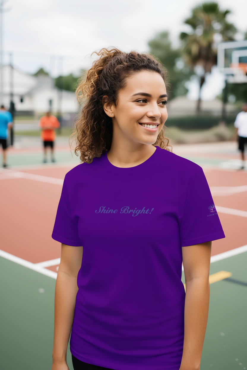 Peace in a Pod "Shine Bright!" Premium Unisex Crewneck T-shirt | Bella + Canvas 3001