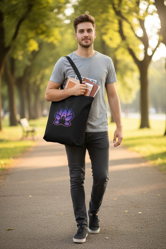 Black Peace in a Pod Premium Tote Bag